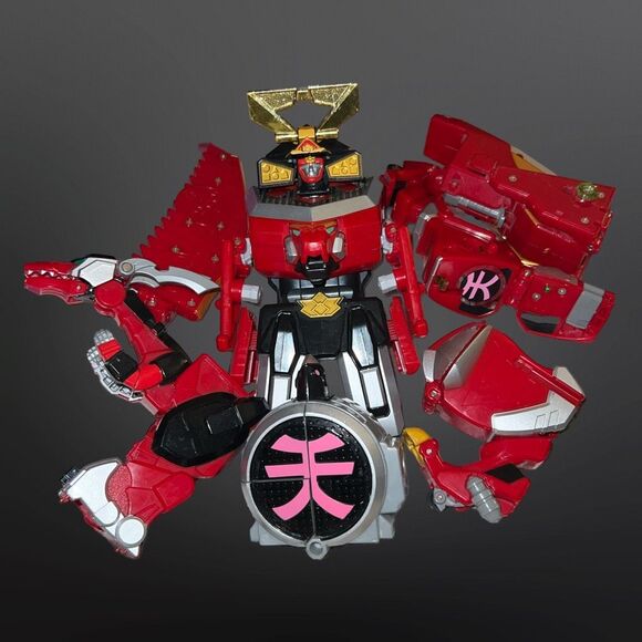 5 lbs Bandai Power Ranger Robot Parts Megazord, Samurai, Claw Zord, Not Complete - Picture 2 of 7